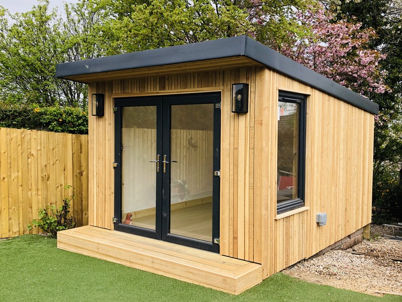 Garden Office In 2 Weeks Latest Outside In Garden Rooms