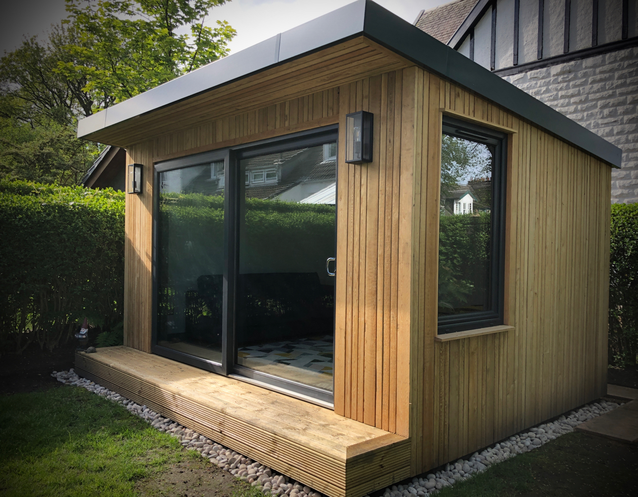 Garden Room in Conservation Area Case Studies Outside In Garden Rooms