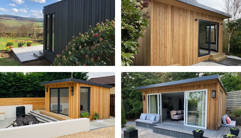 Image of various sizes of garden rooms