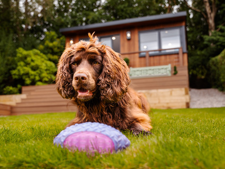 Connie in front of the UNO Garden Room