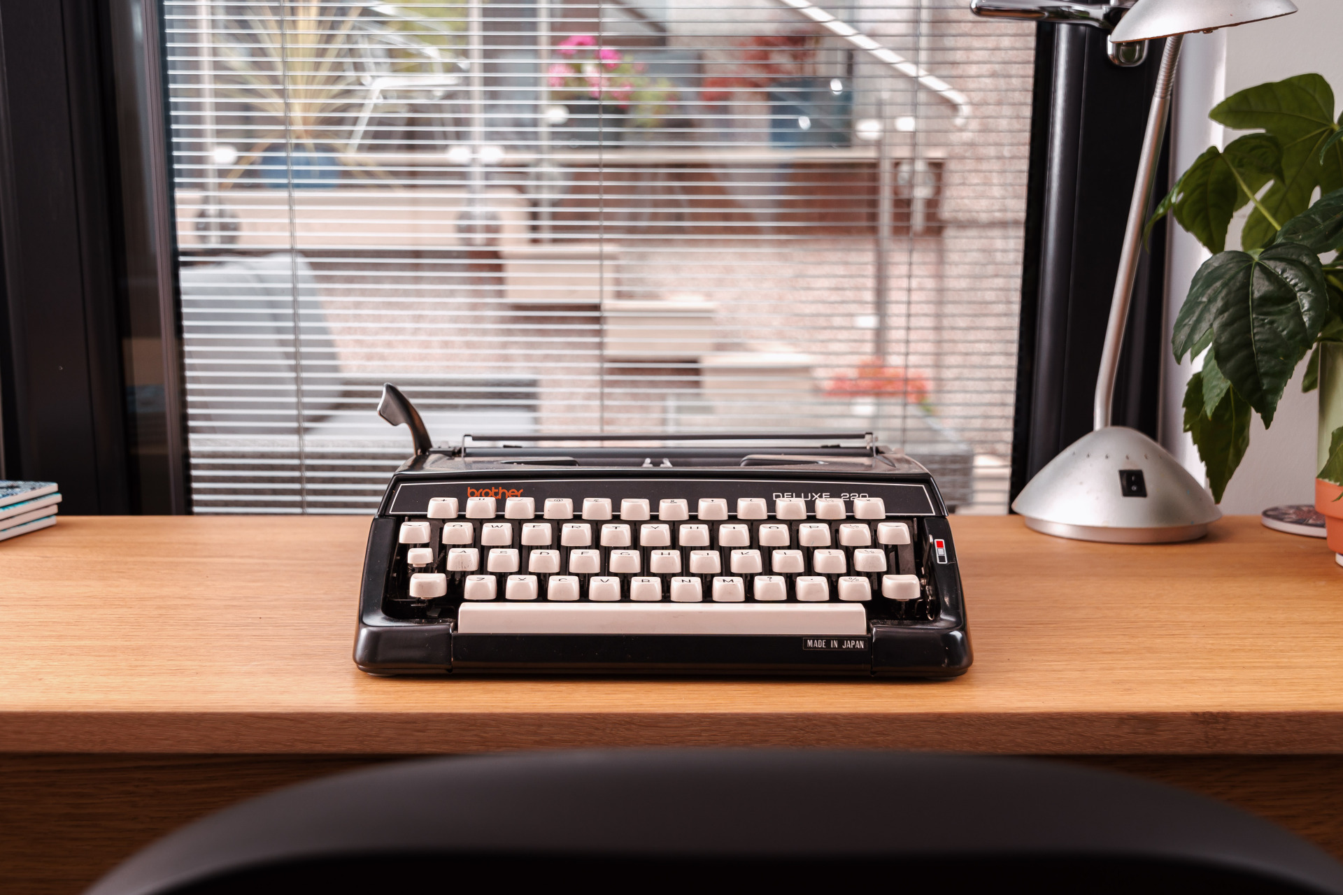 Garden office typewriter