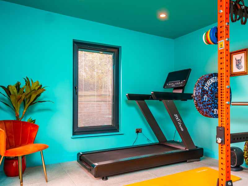 Garden gym treadmill